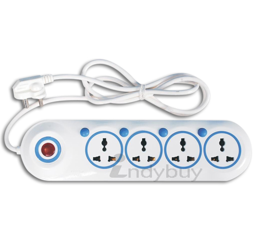 Extension Cord 4 Outlets & 4 Individual Switches with 1.5mtrs Wire